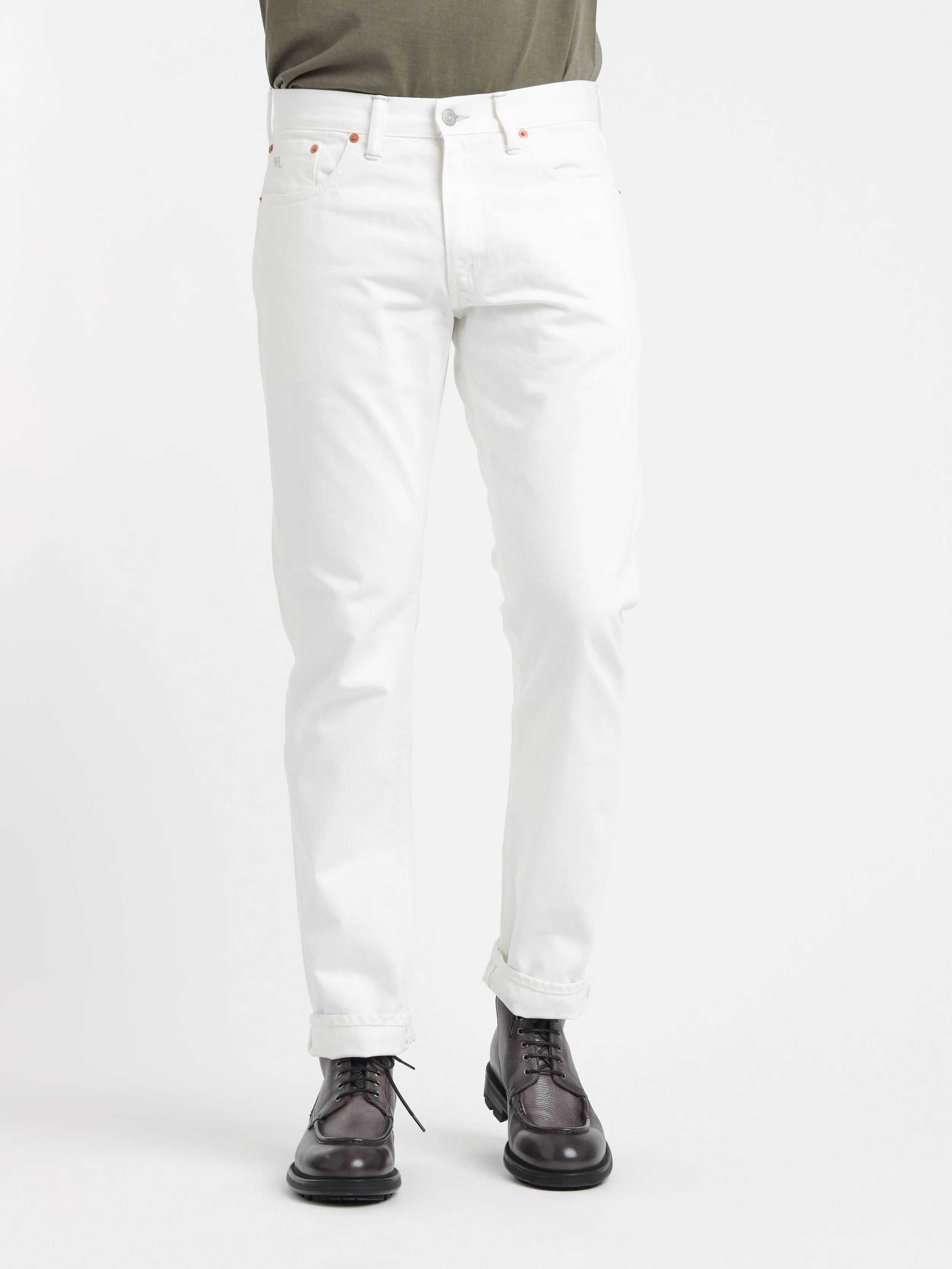 RRL Ralph Lauren Whitestone Wash Slim Fit Jeans