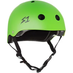 S-One Helmet Mini/Youth Lifer Bright Green Matte XL (20.5")