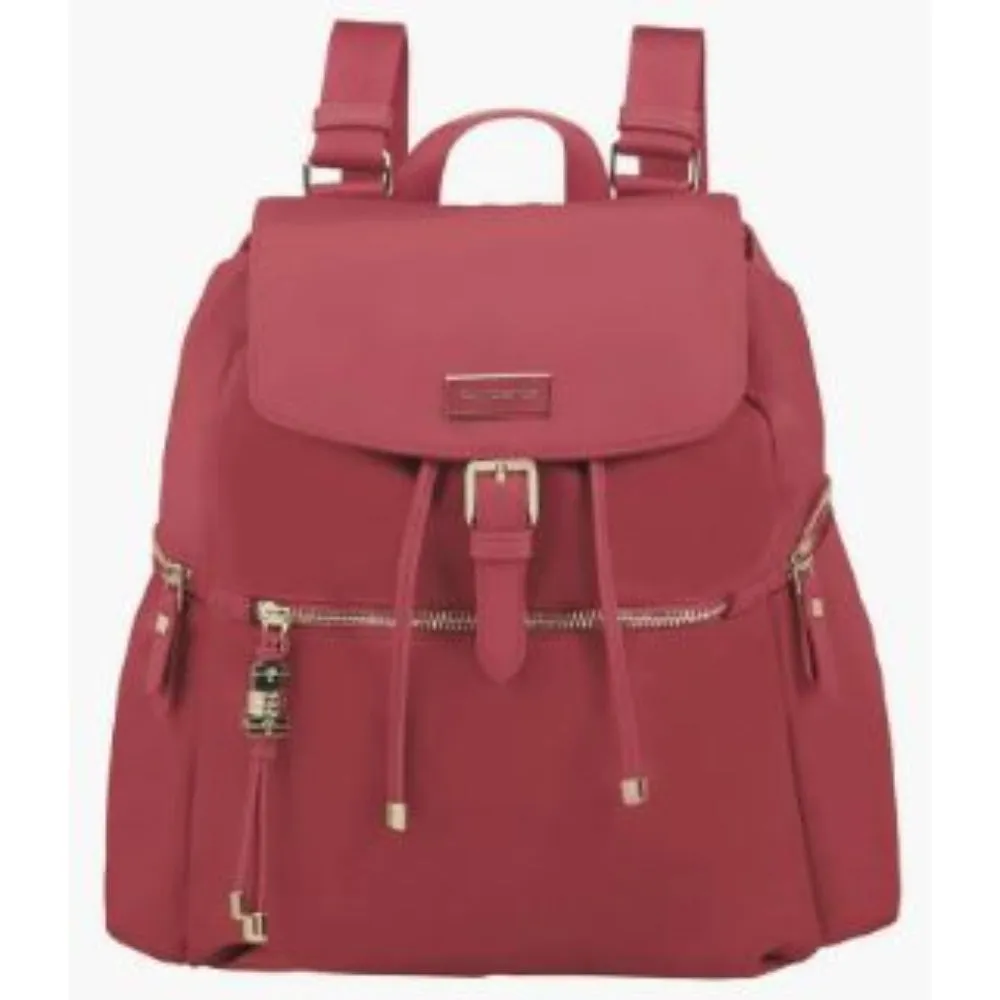 Samsonite Karissa Backpack 3 Pocket 1 Buckle Dark Bordeaux