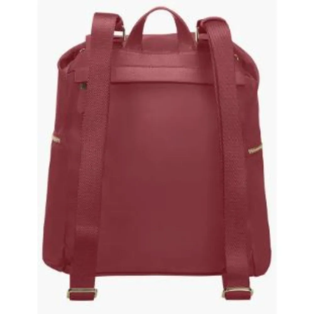 Samsonite Karissa Backpack 3 Pocket 1 Buckle Dark Bordeaux