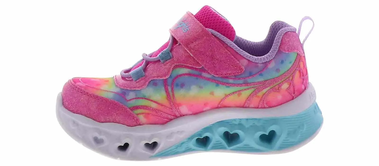 Skechers Flutter Heart Lights Toddler Girls’ (5-10) Running Shoe