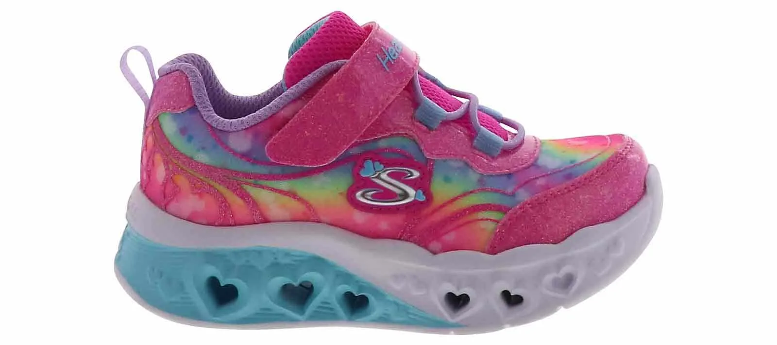 Skechers Flutter Heart Lights Toddler Girls’ (5-10) Running Shoe