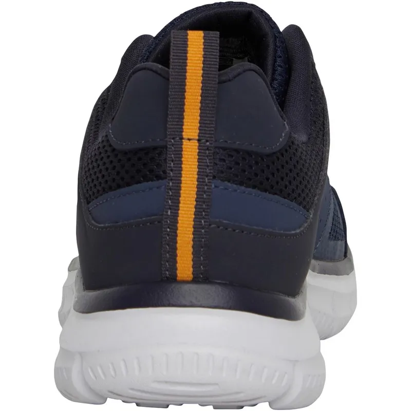 SKECHERS Mens Track Syntac Trainers Navy