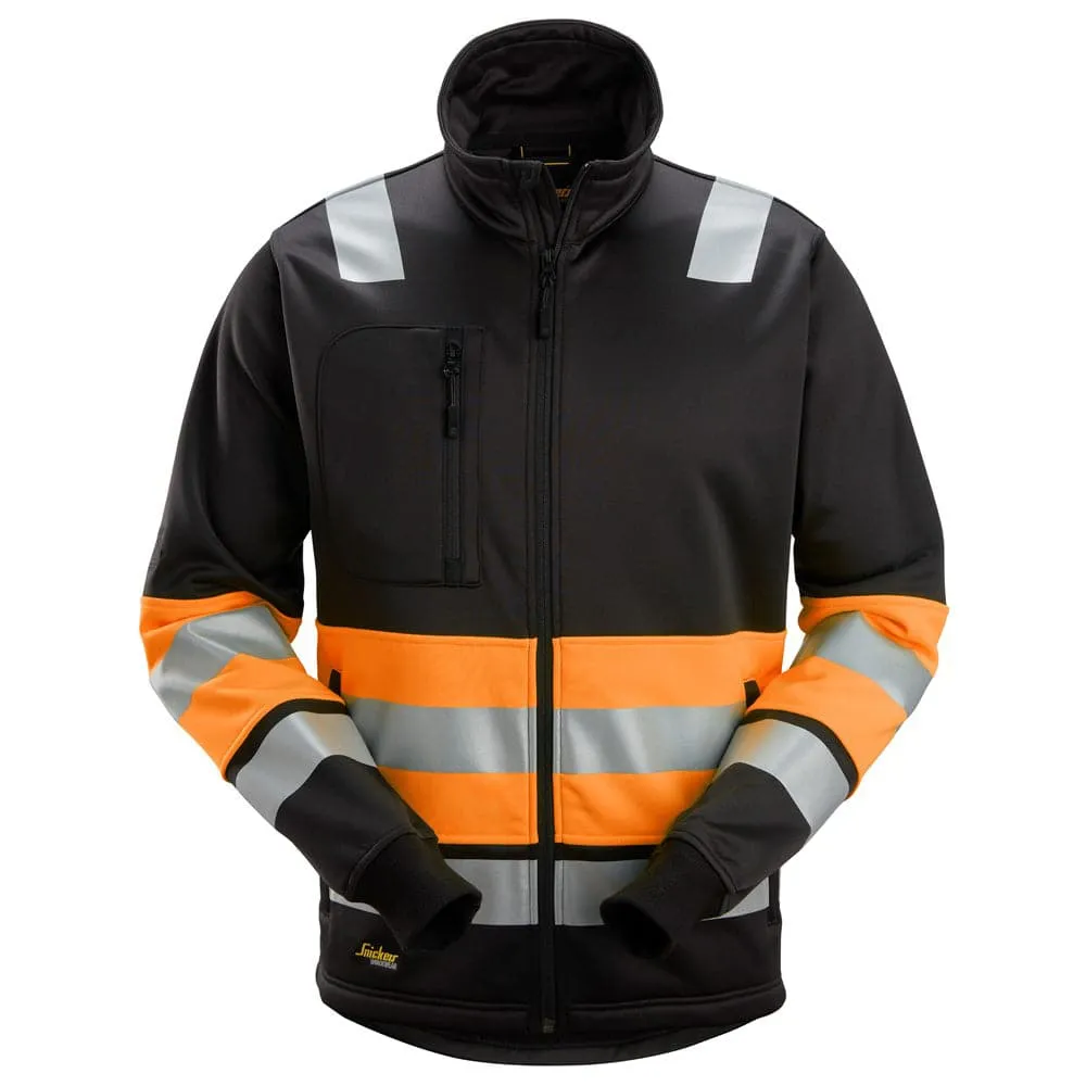 Snickers 8034 High-Vis Class 1 Full Zip Sweatshirt Jacket