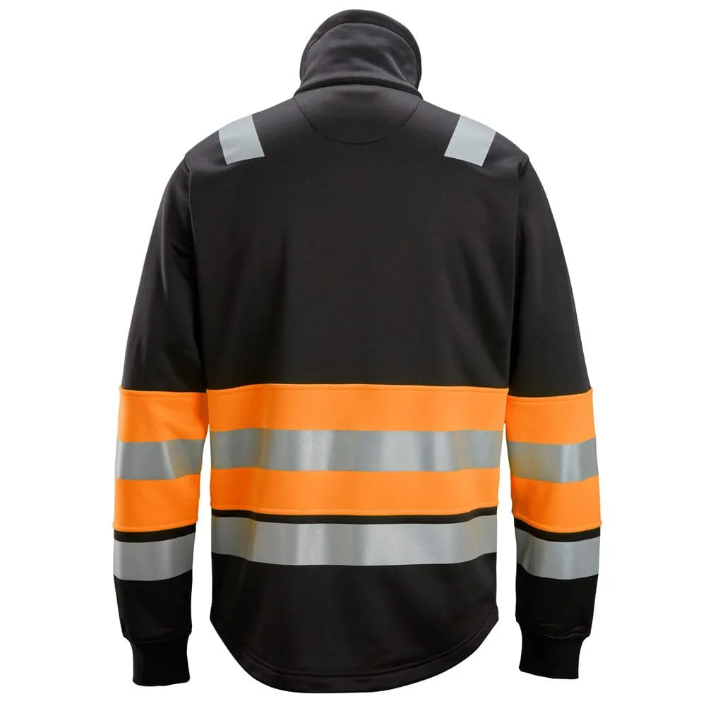 Snickers 8034 High-Vis Class 1 Full Zip Sweatshirt Jacket