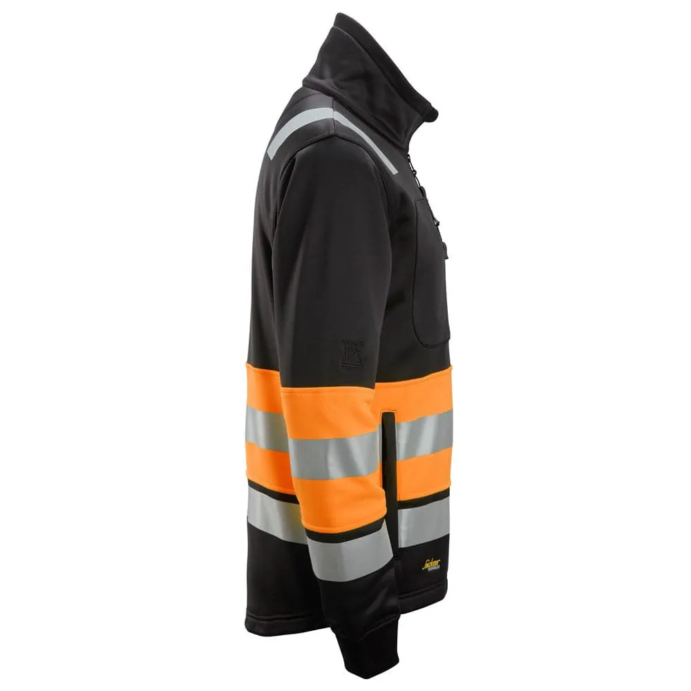 Snickers 8034 High-Vis Class 1 Full Zip Sweatshirt Jacket