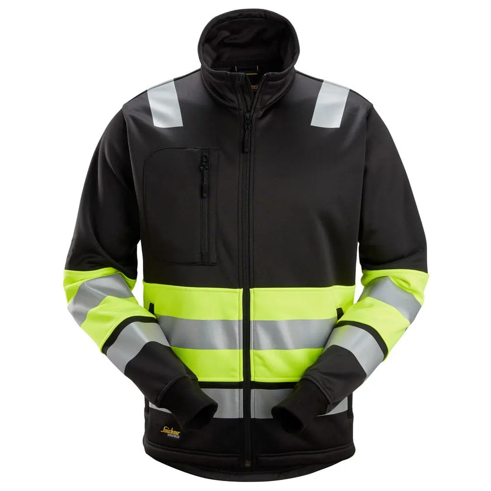 Snickers 8034 High-Vis Class 1 Full Zip Sweatshirt Jacket