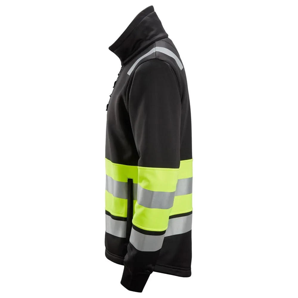 Snickers 8034 High-Vis Class 1 Full Zip Sweatshirt Jacket