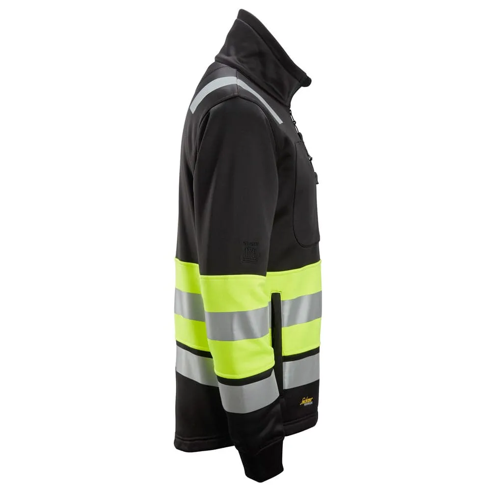 Snickers 8034 High-Vis Class 1 Full Zip Sweatshirt Jacket