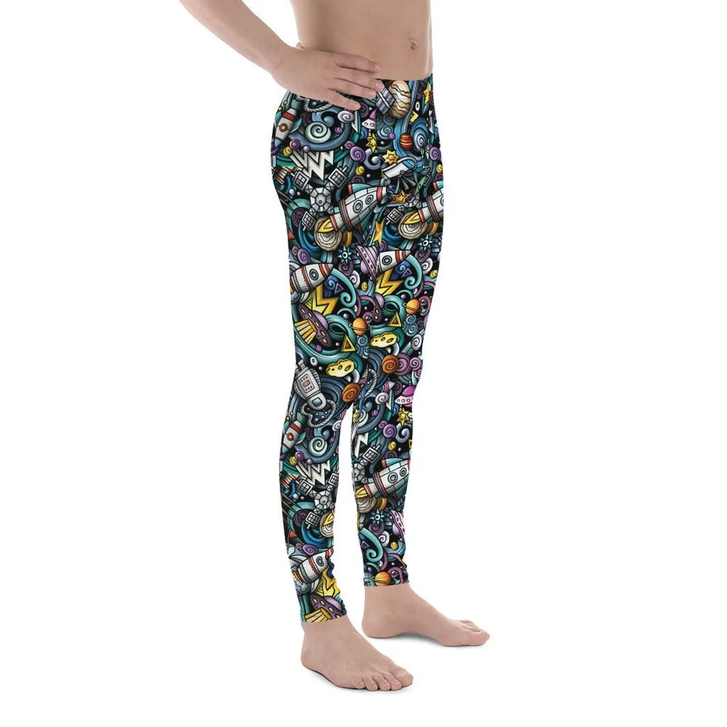 Space Travel Men's Leggings