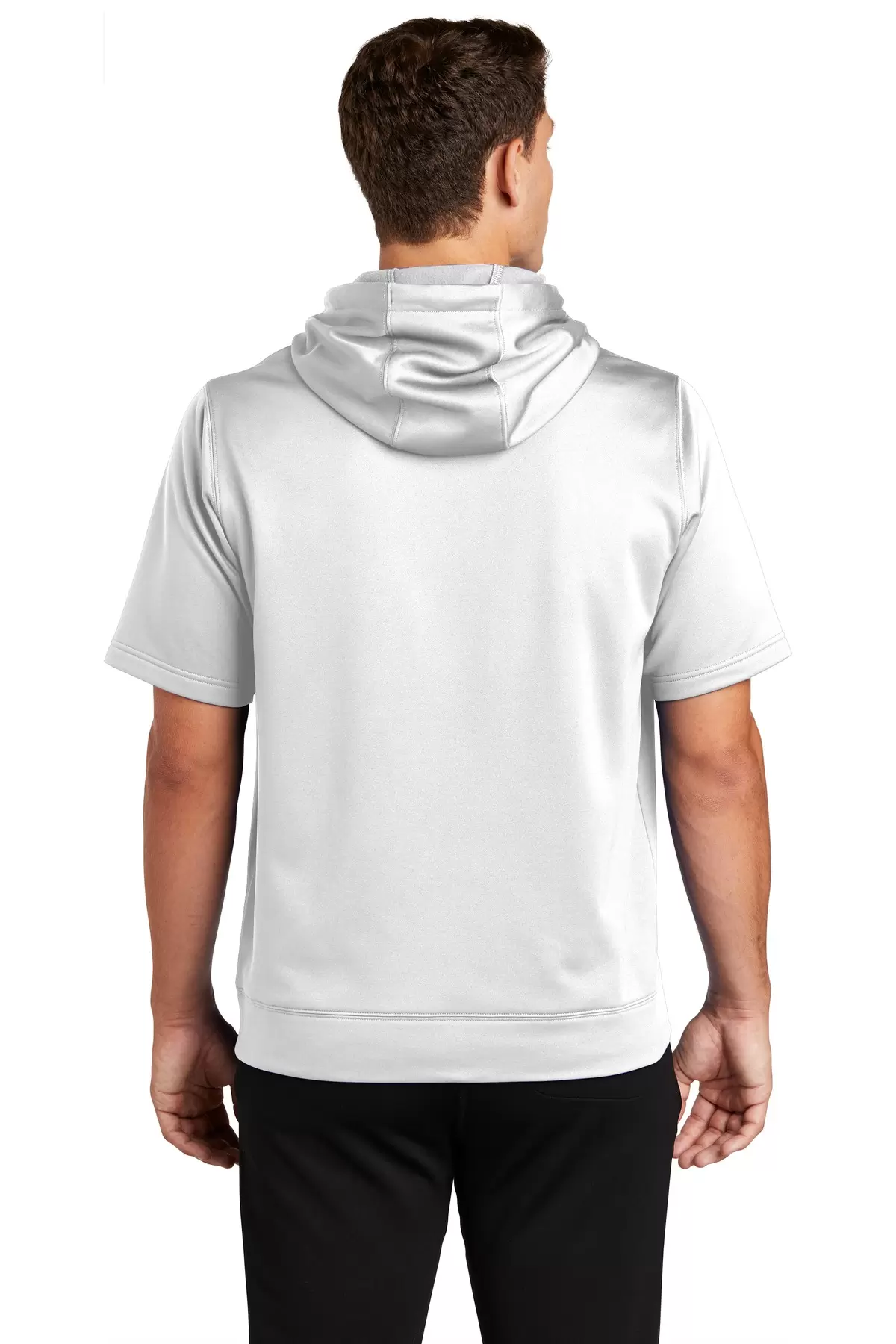 Sport Tek ST251 Sport-Tek    Sport-Wick    Fleece Short Sleeve Hooded Pullover SKU: ST251