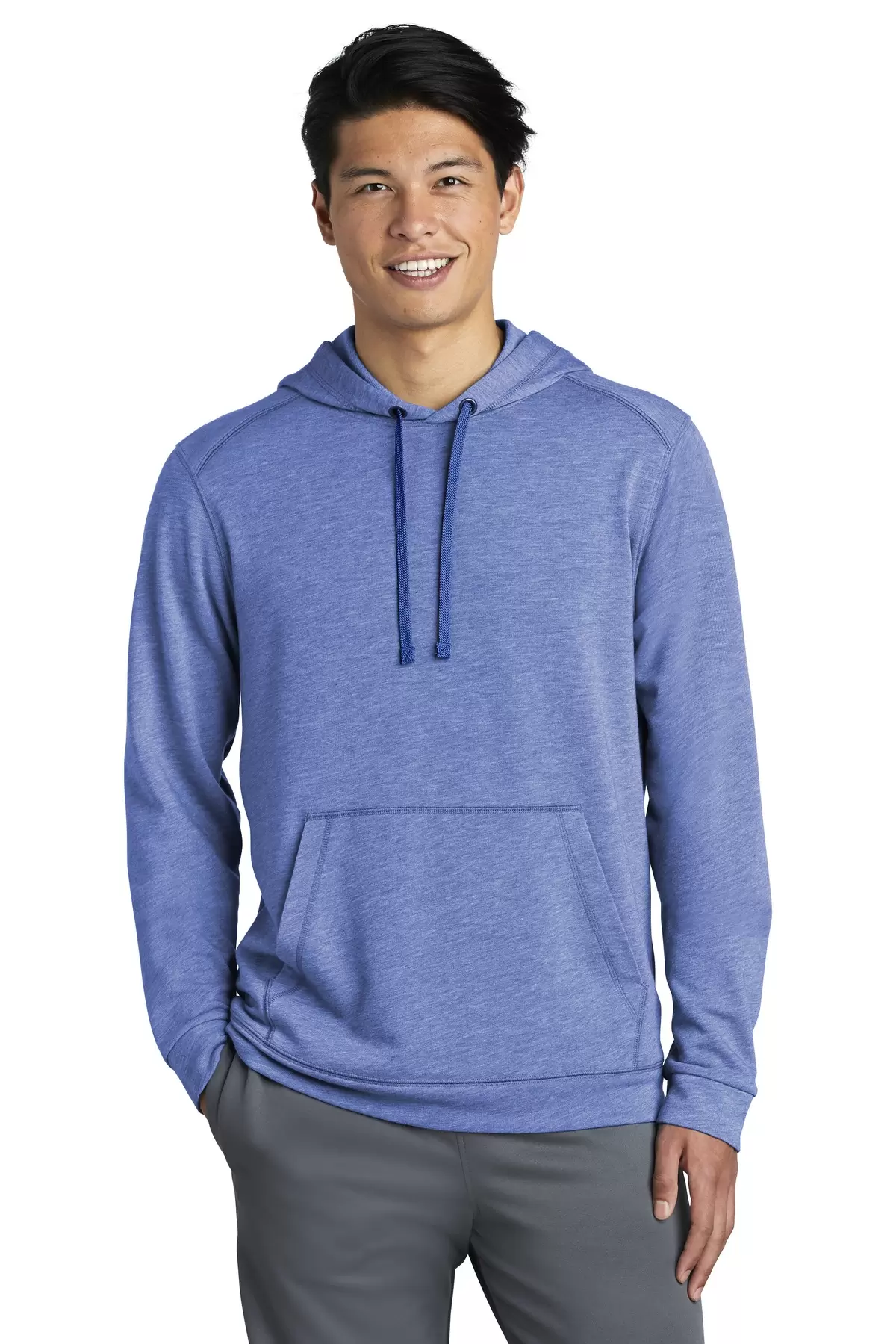 Sport Tek ST296 Sport-Tek  PosiCharge  Tri-Blend Wicking Fleece Hooded Pullover SKU: ST296