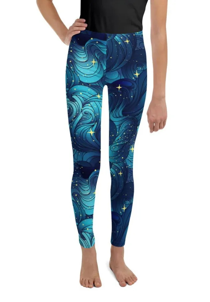 Starry Night Youth Leggings