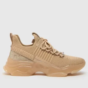 Steve Madden maxilla-r trainers in gold