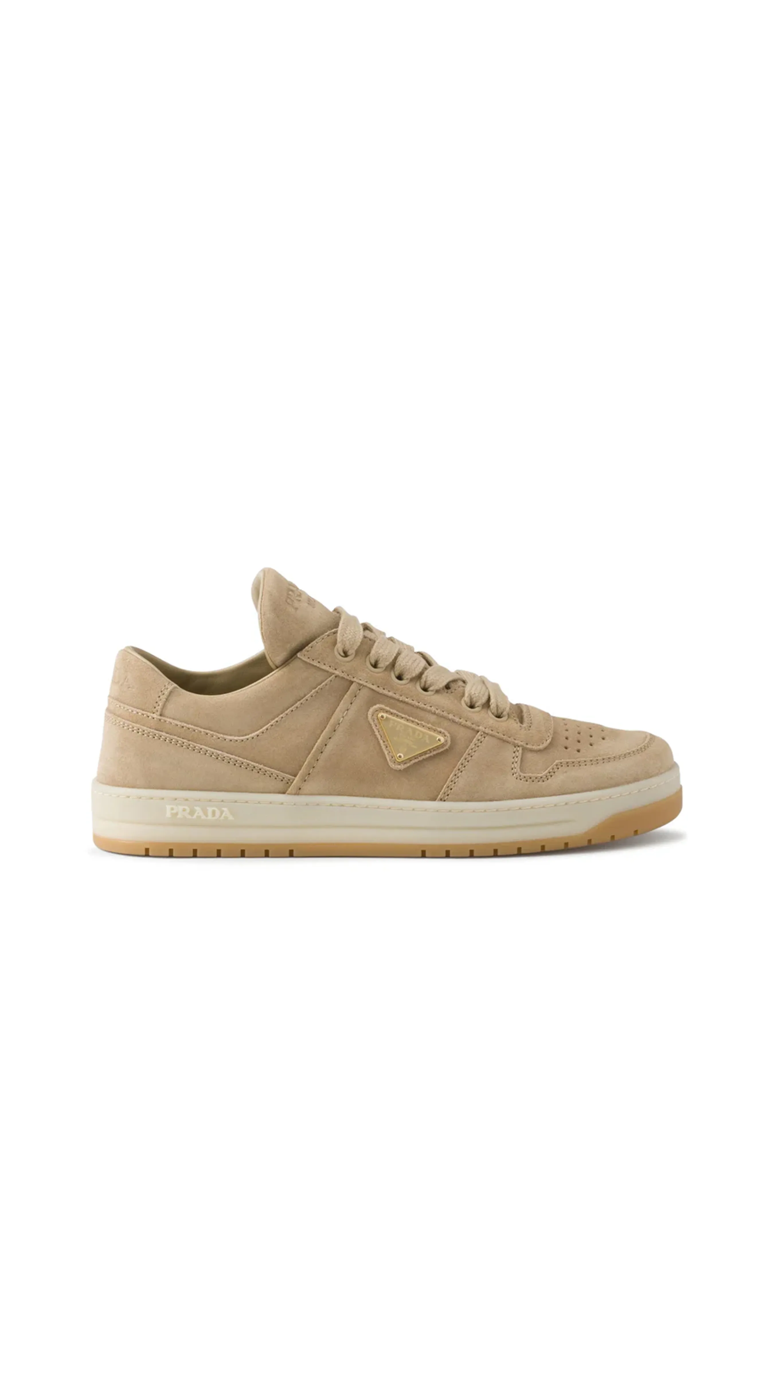 Suede Downtown Sneakers - Beige