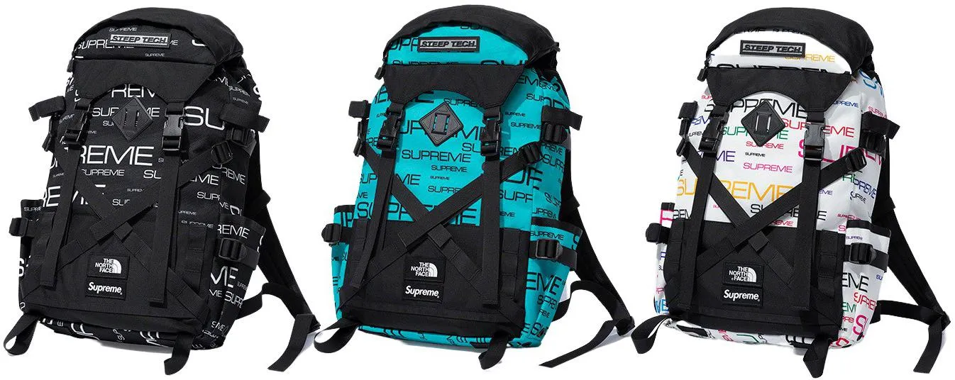 SUPREME 21FW X TNF THE NORTH FACE STEEP TECH BACKPACK