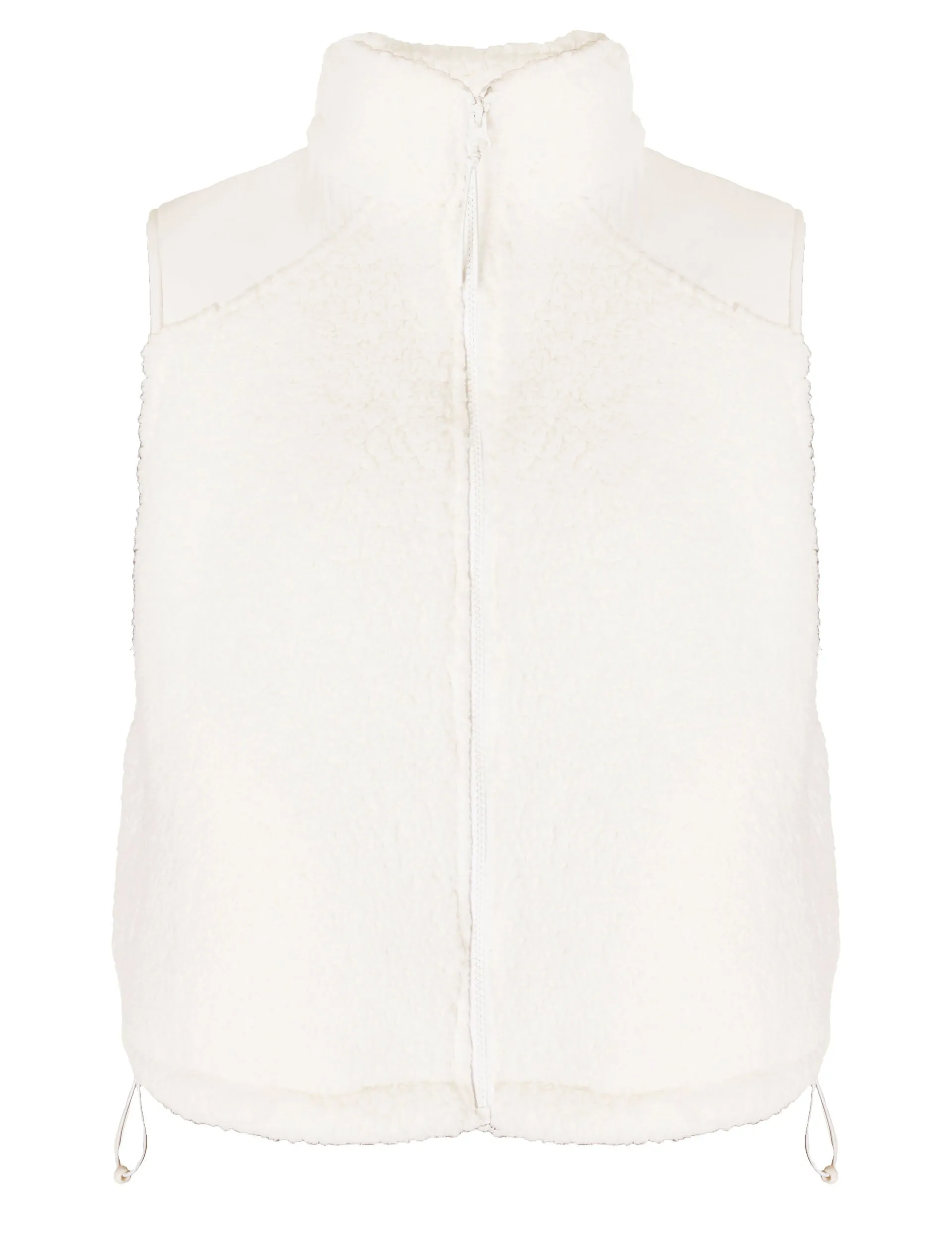 Sweaty Betty Canyon Fleece Vest - Lily White