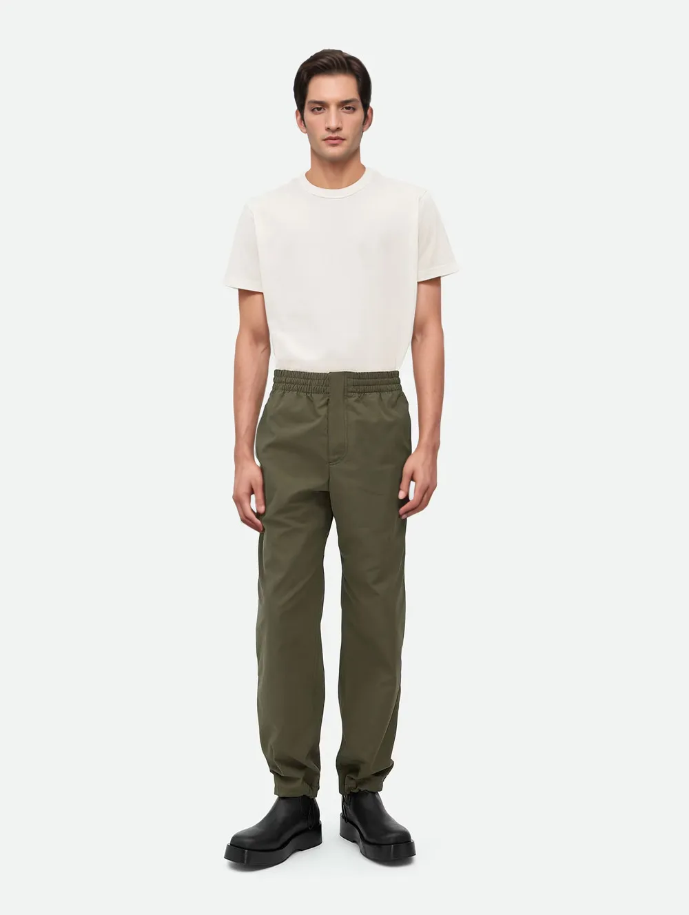 Tech cotton trousers