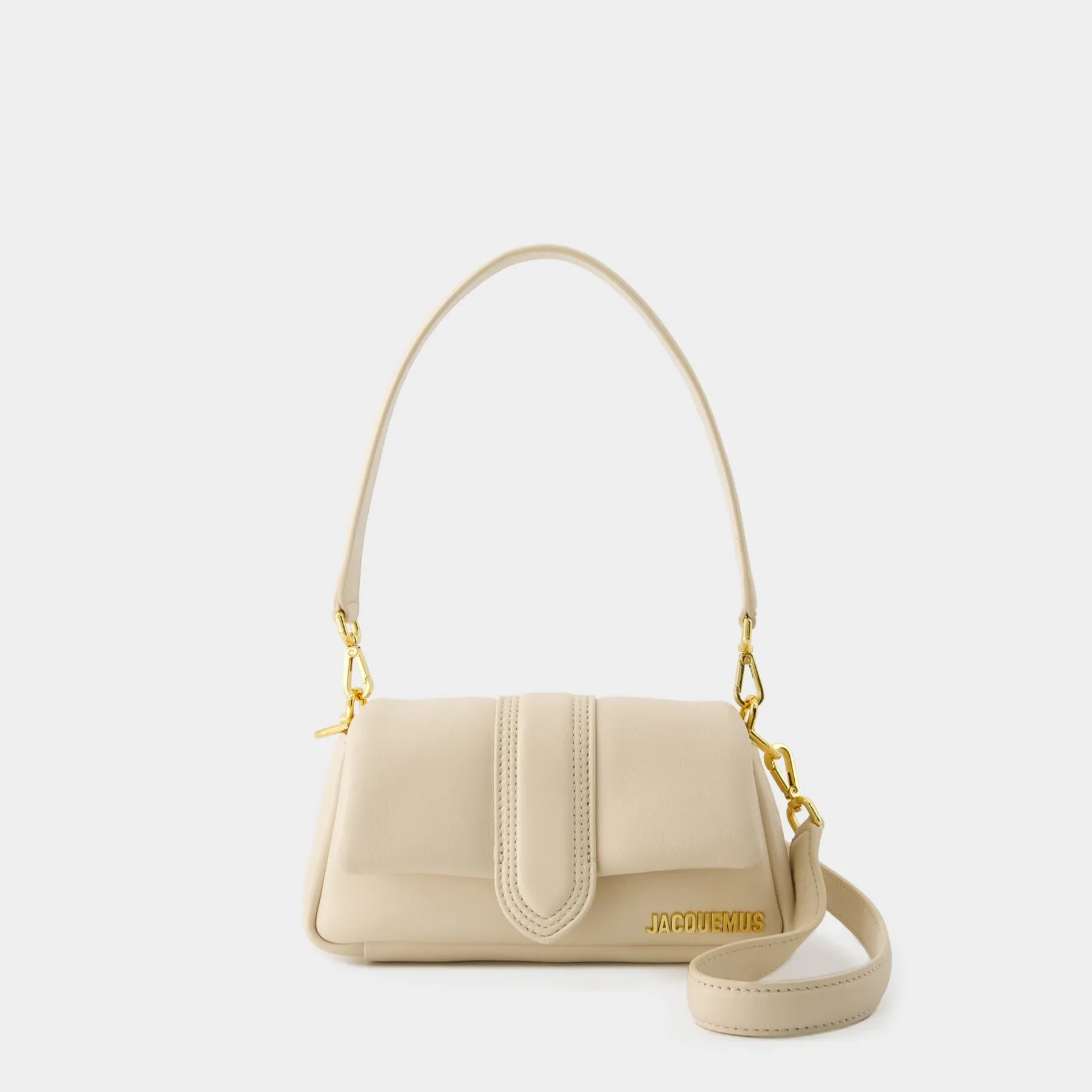 The Bambimou Small Bag - Jacquemus - Leather - Light Beige