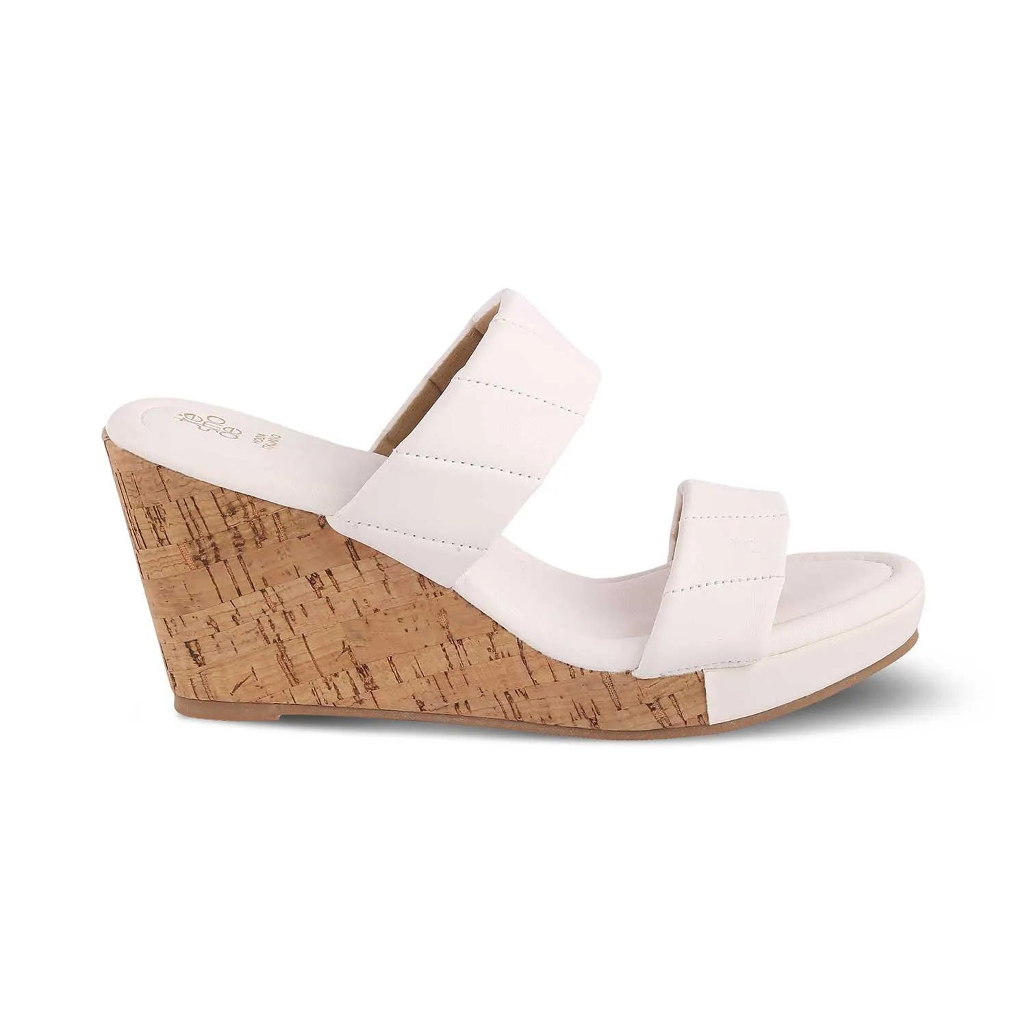 The Hacks White Women's Dress Wedge Sandals Tresmode