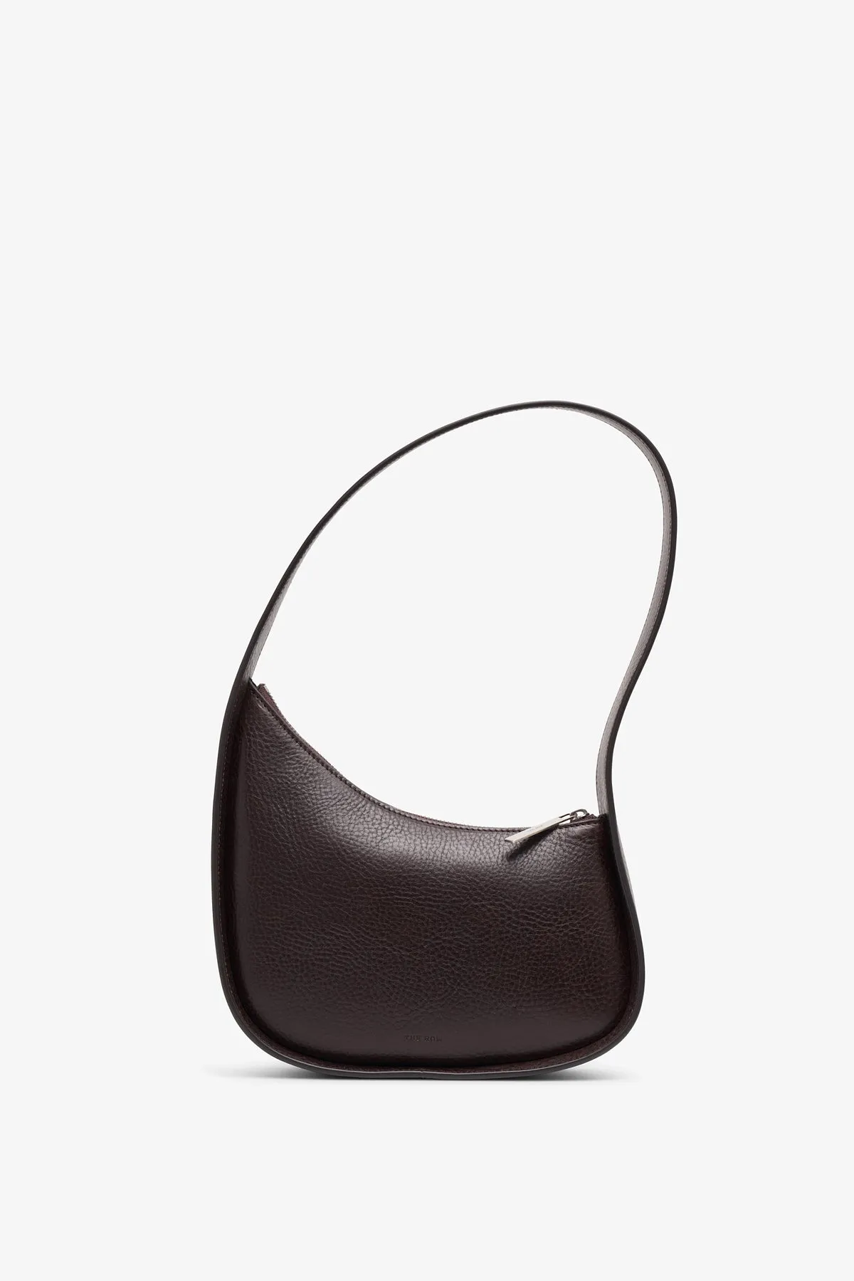 The Row Half moon brown leather bag