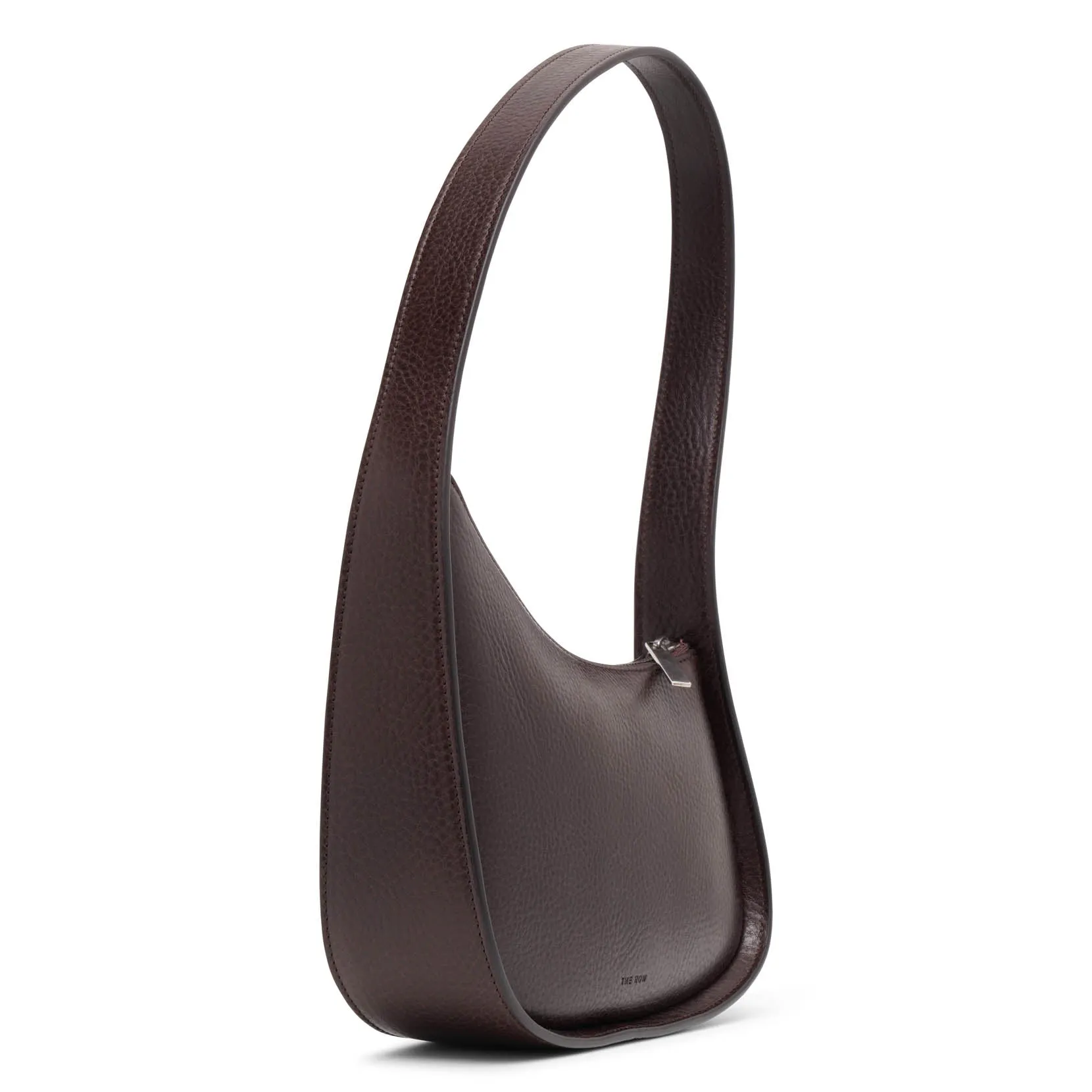 The Row Half moon brown leather bag