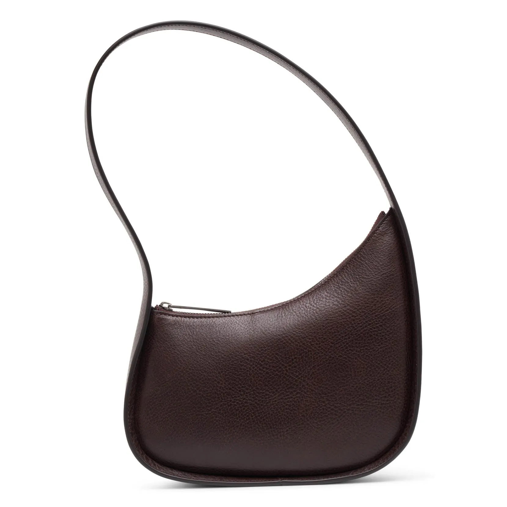 The Row Half moon brown leather bag