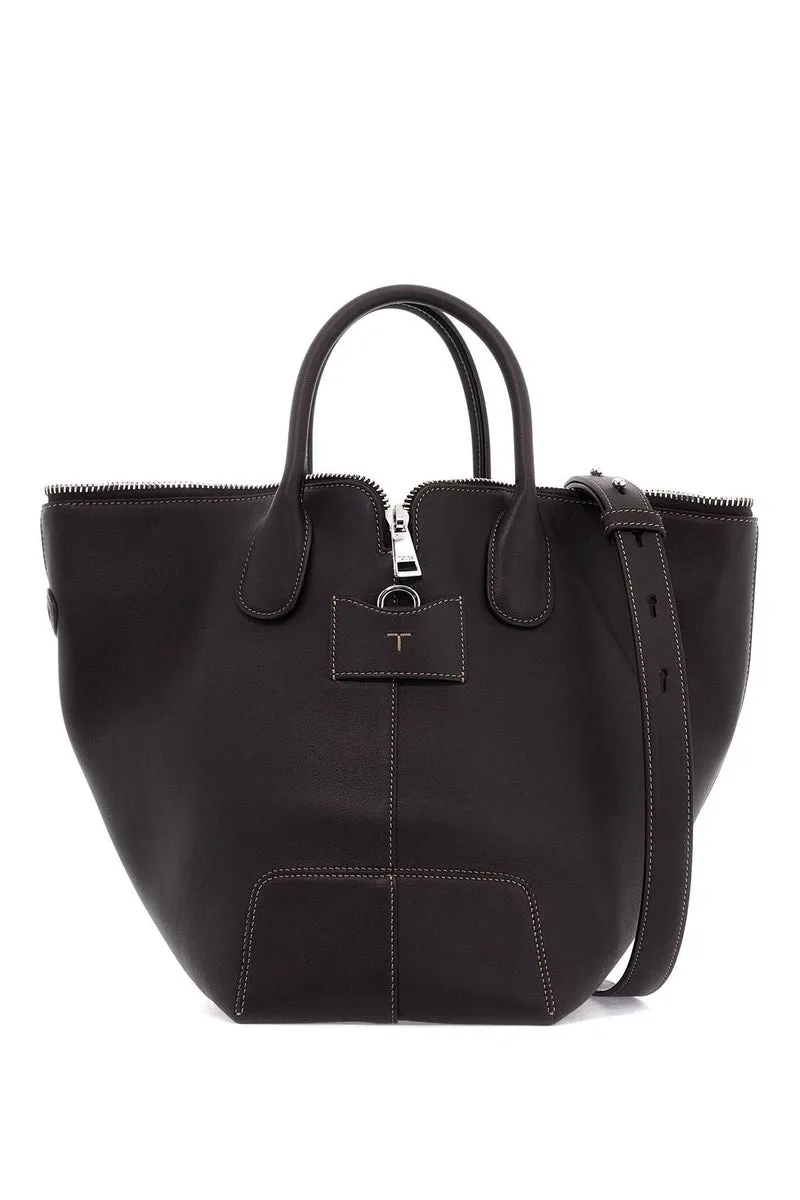 Tod's    Tod's Leather Medium Sized Swing Bag For Women