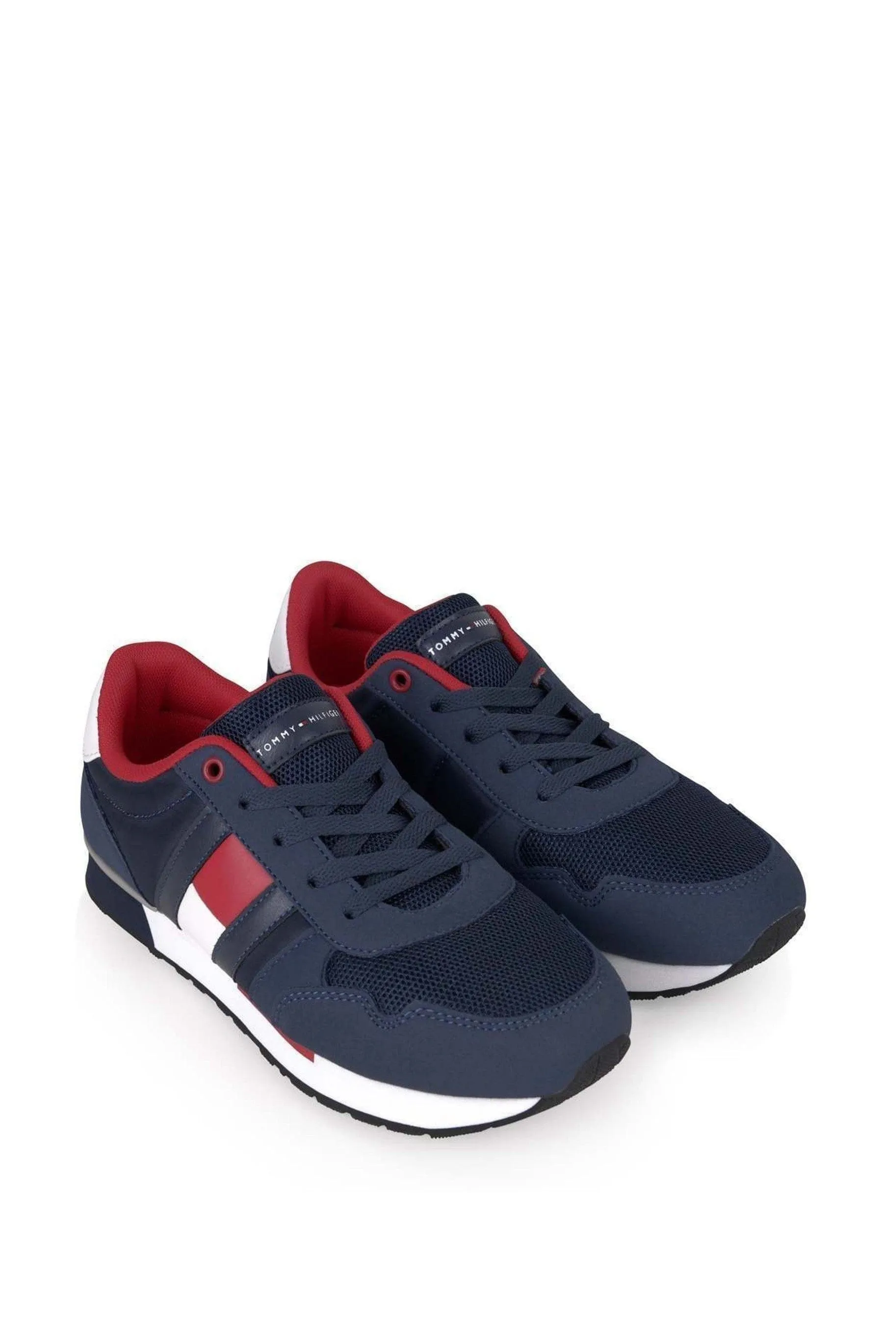 Tommy Hilfiger Boys Lace Up Logo Trainers