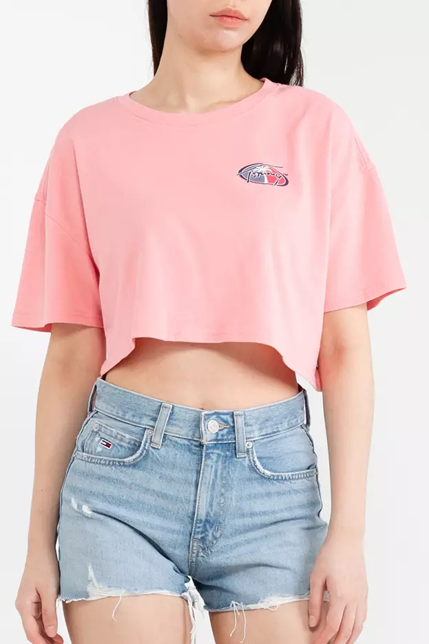 Tommy Hilfiger Oversized Crop Archive Tee - Tommy Jeans