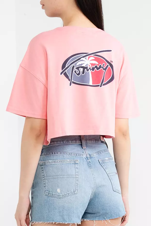 Tommy Hilfiger Oversized Crop Archive Tee - Tommy Jeans