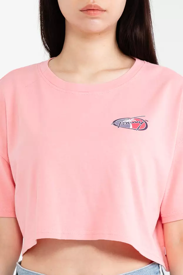 Tommy Hilfiger Oversized Crop Archive Tee - Tommy Jeans