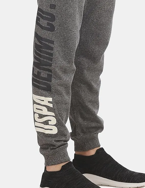 U.S. Polo Assn. Denim Co. Grey Heathered Knit Joggers