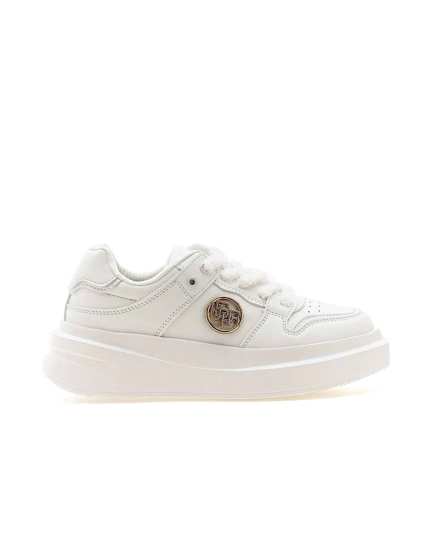 U.S. Polo Assn. Textured Burna Metallic Logo Sneakers