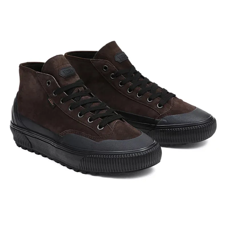 VANS DESTRUCT MID MTE-1 SHOES - DEMITASSE / BLACK