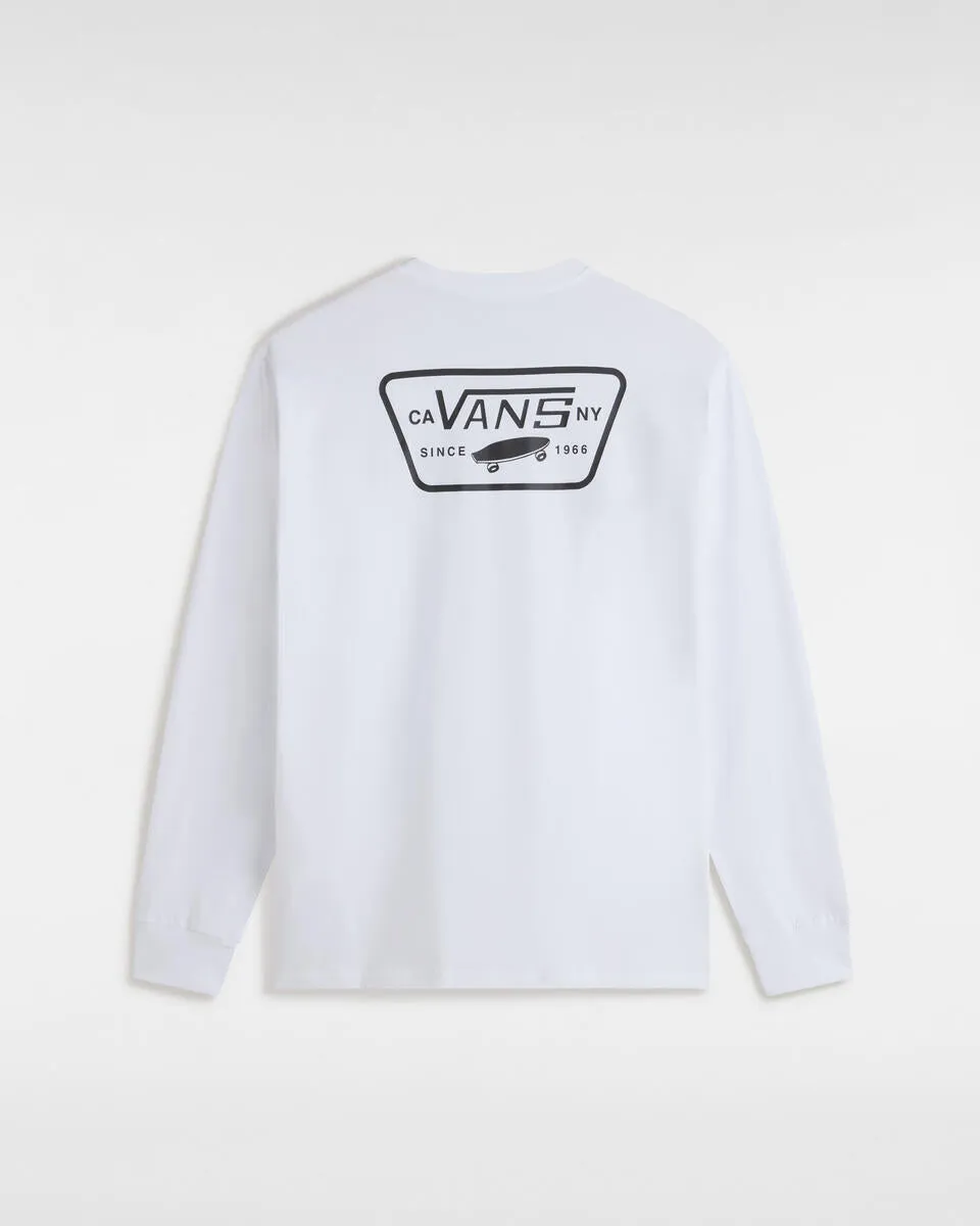 Vans Full Patch Long sleeve T-shirt-White