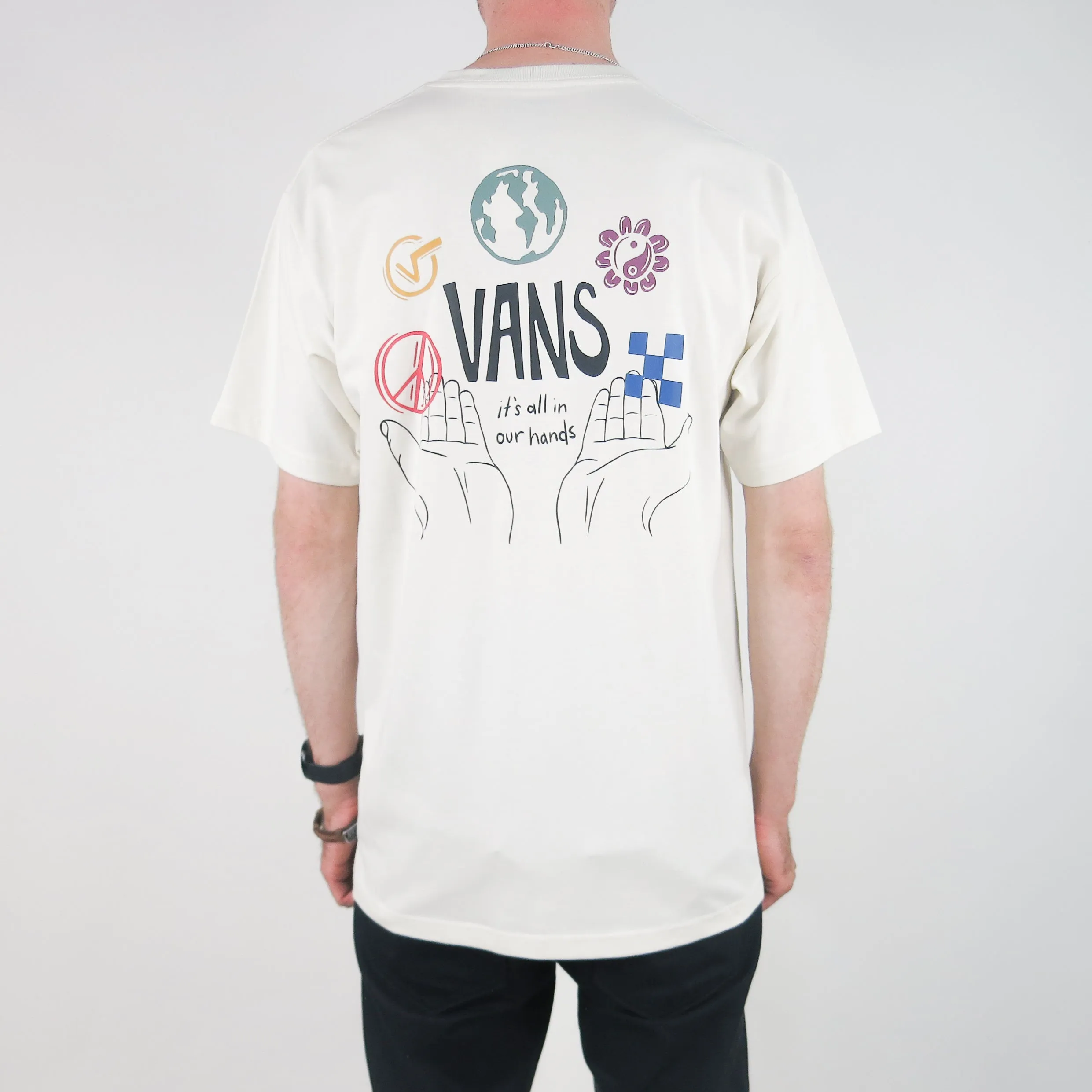 Vans In Our Hands T-Shirt - Antique White exclusive at Remix