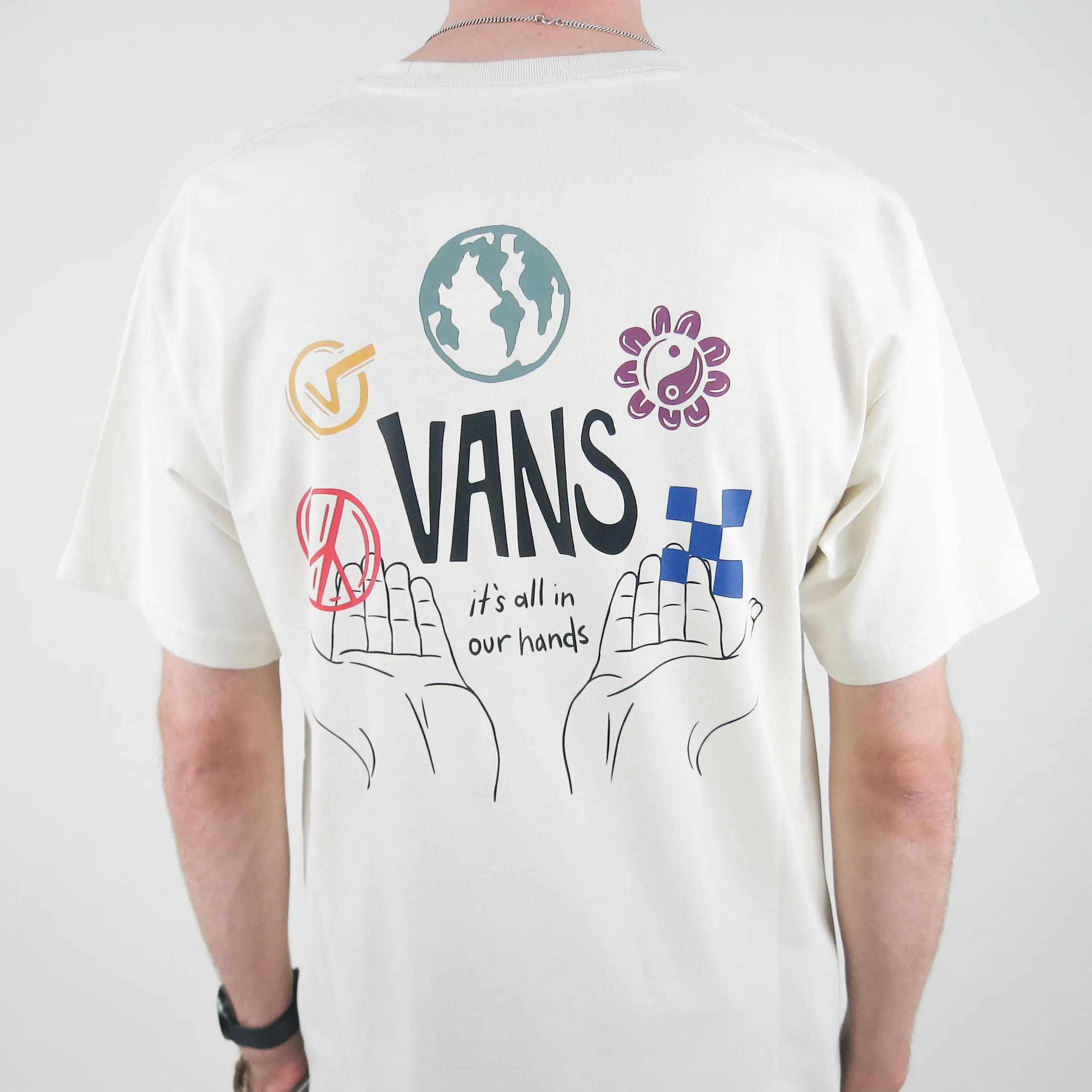 Vans In Our Hands T-Shirt - Antique White exclusive at Remix