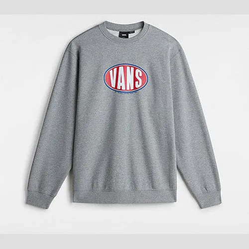 Vans SPRAY ON LOOSE CREW SWEATSHIRT (CEMENT HEATHER) MEN GREY