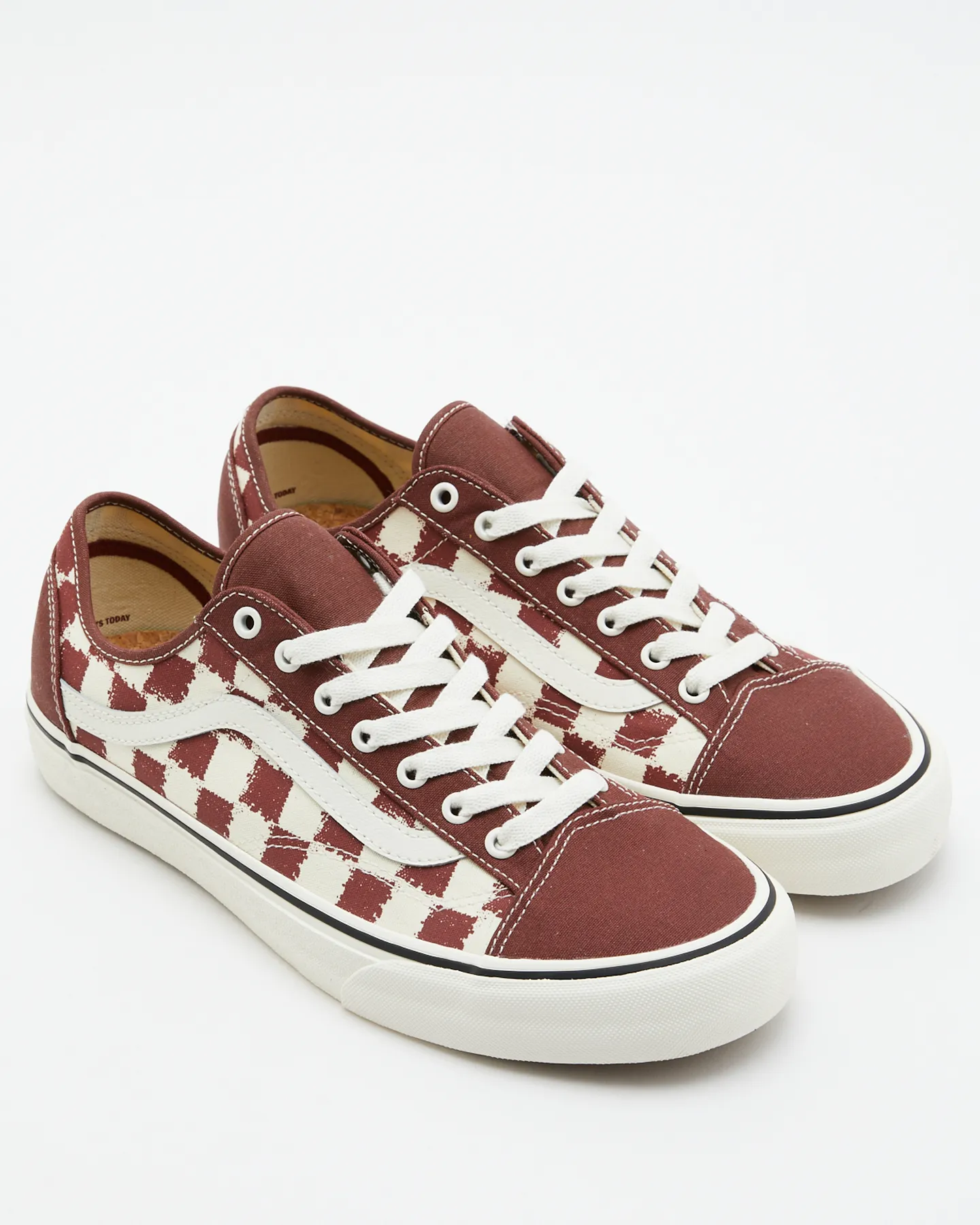 Vans Style 36 Decon Vr3 Sf Diy Checkerboard - Fired Brick | SurfStitch