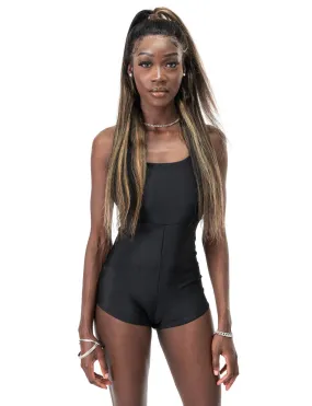 WILLOW ROMPER - JET BLACK