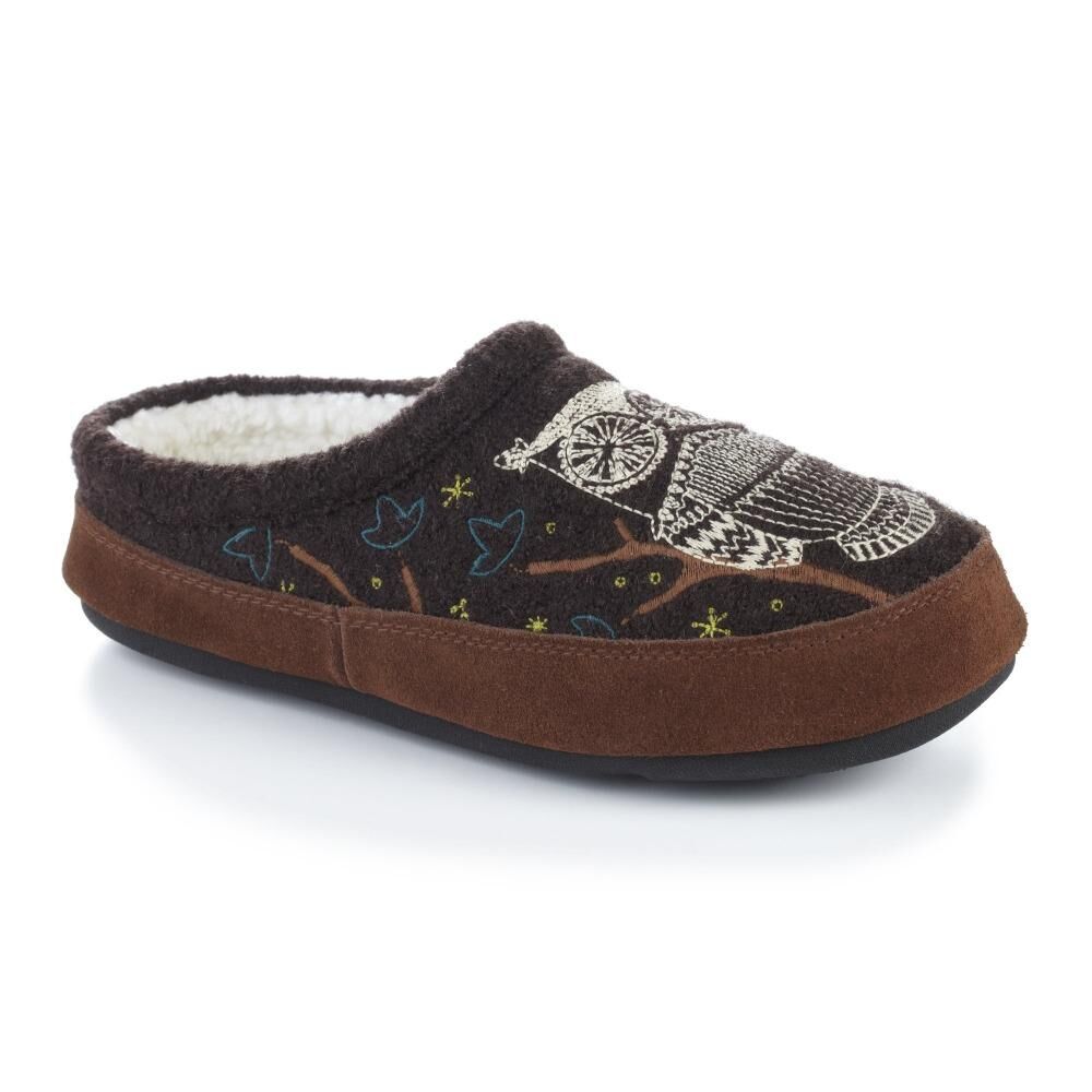 Women's Forest Mule Slipper in Brown