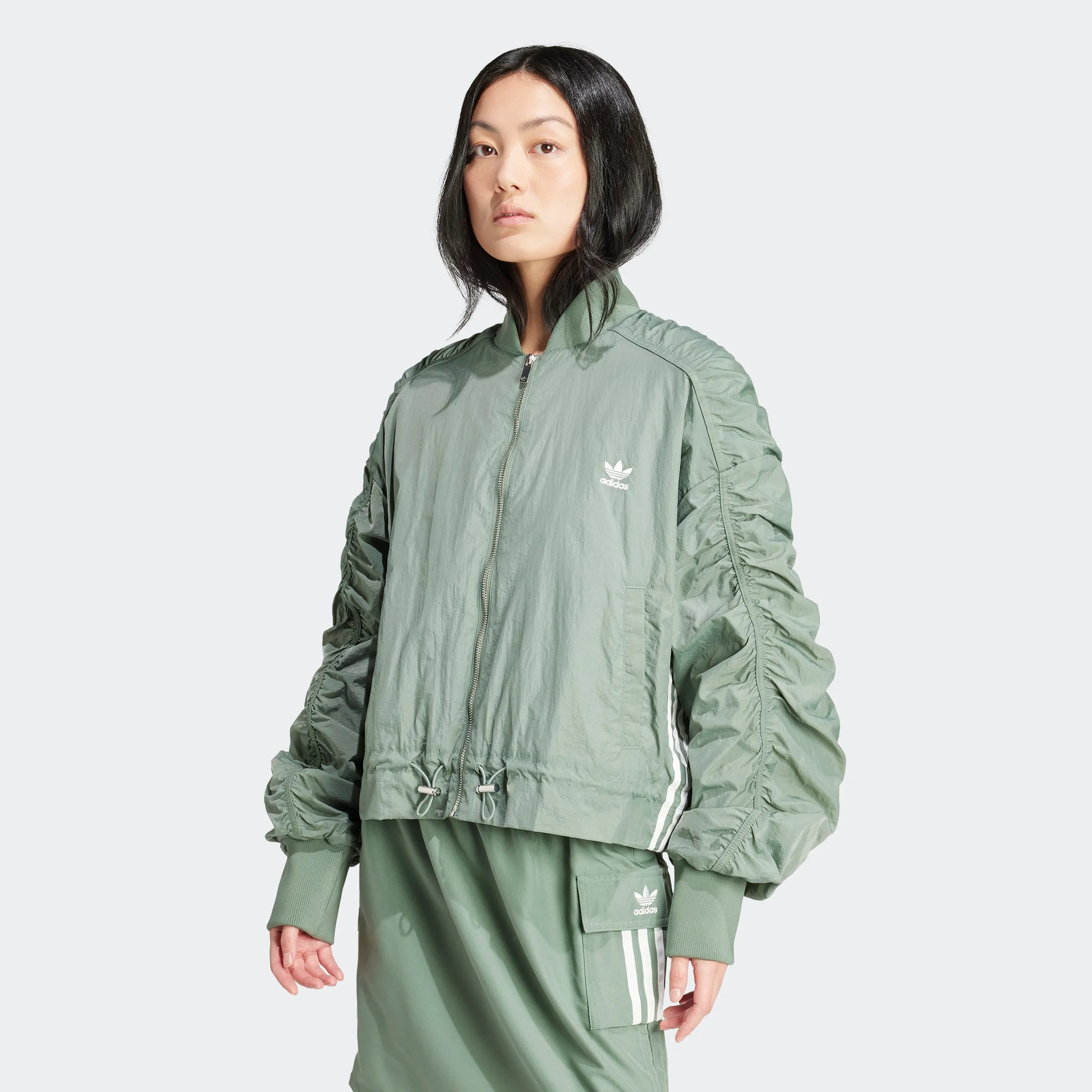 Women's adidas Originals Lightweight Bomber Jacket Trace Green