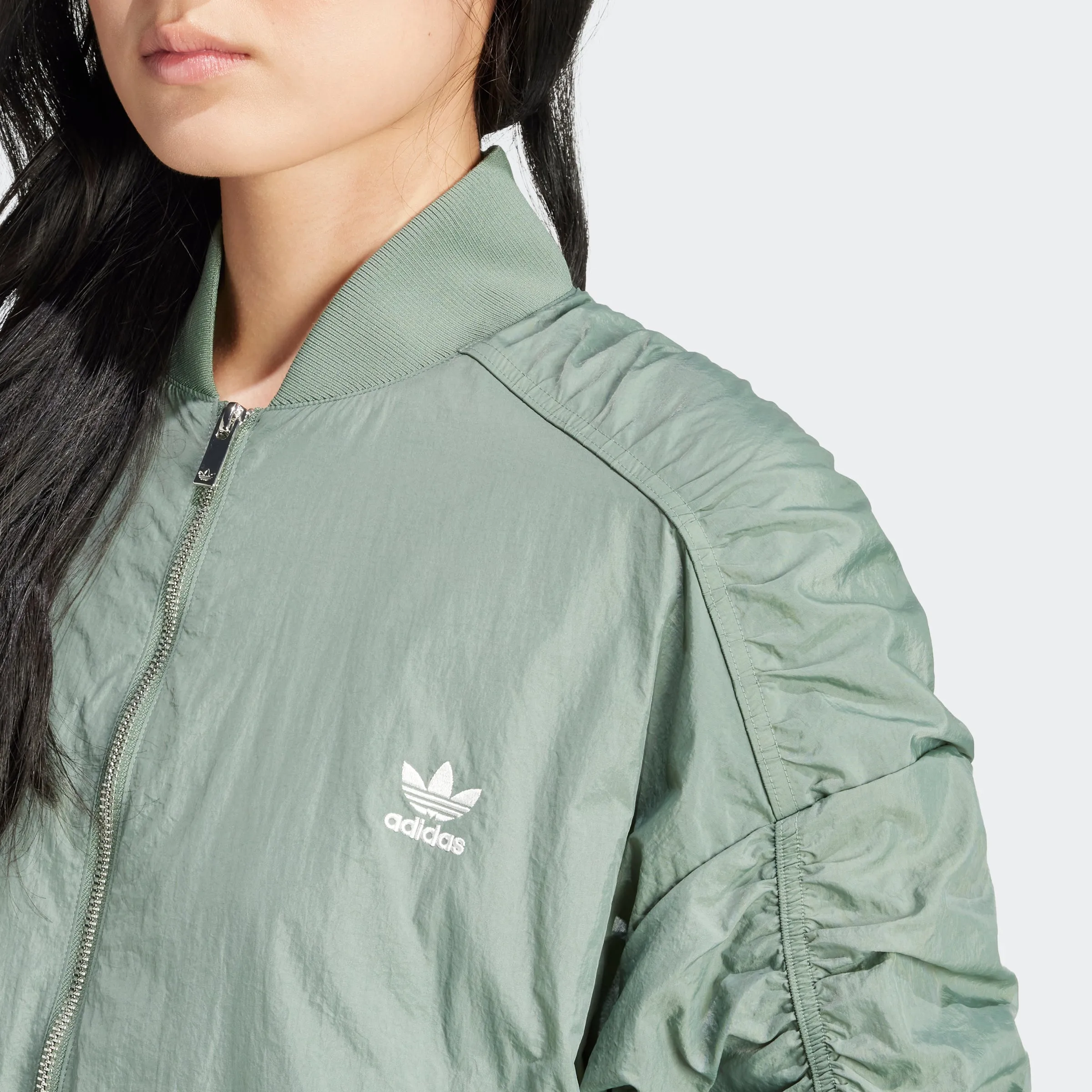 Women's adidas Originals Lightweight Bomber Jacket Trace Green