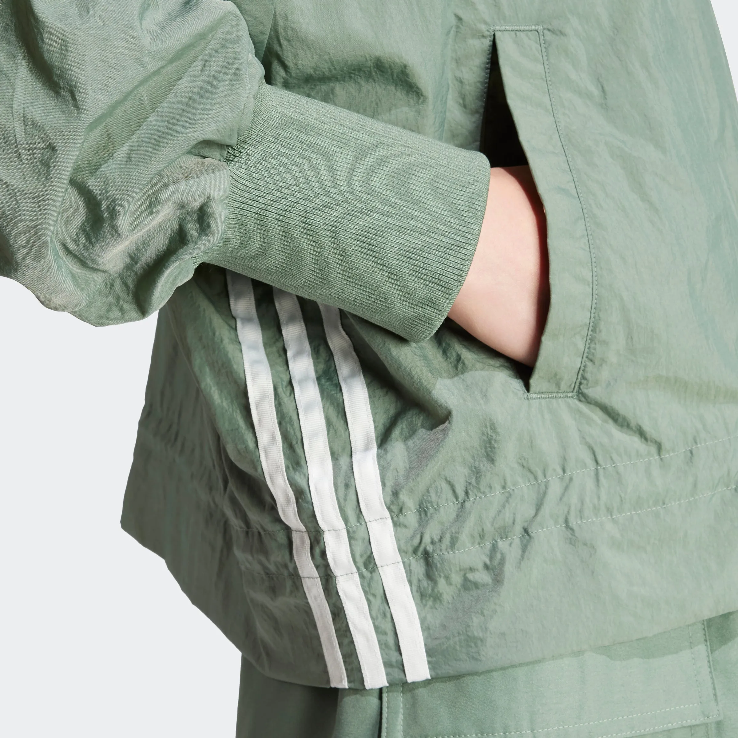 Women's adidas Originals Lightweight Bomber Jacket Trace Green