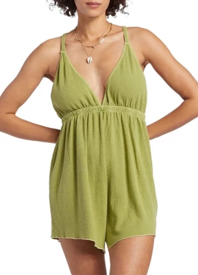 Women's Billabong On Vacay Romper Swim Cover Up