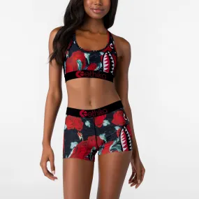 Women's Ethika Bomber Rose Drip Boy Shorts