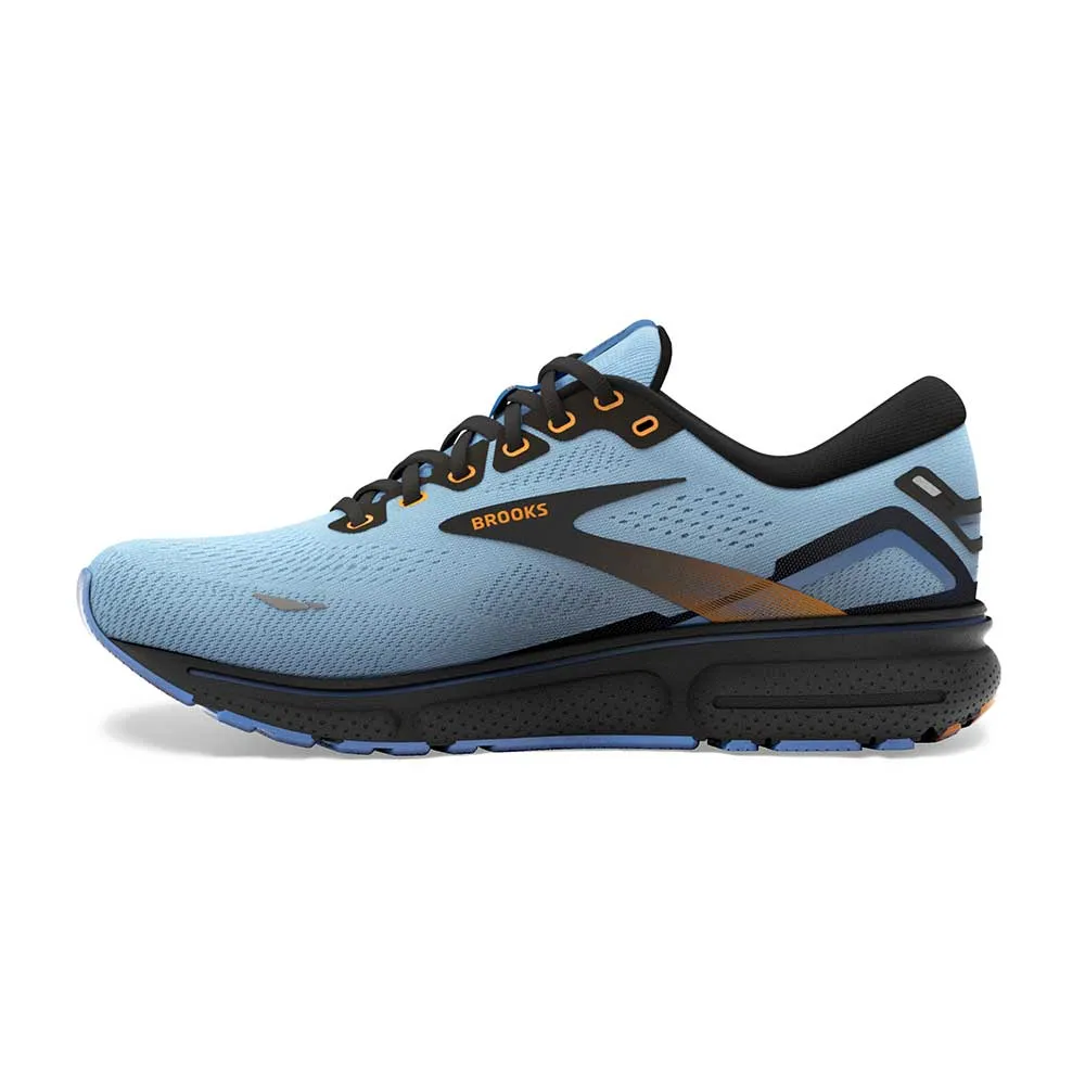 Women's Ghost 15 Running Shoe  - Light Blue/Black/Yellow - Regular (B)