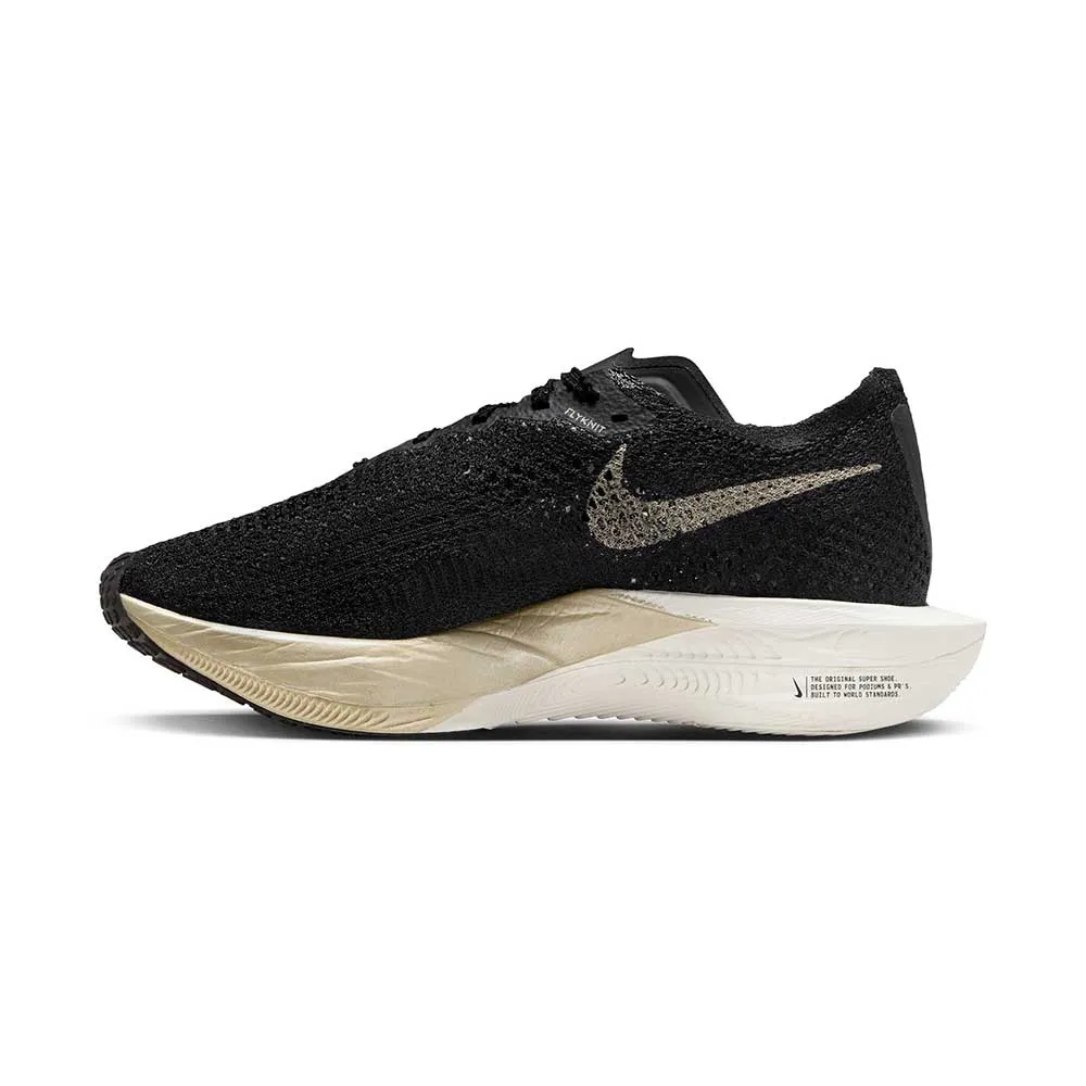 Women's Nike ZoomX Vaporfly Next% 3 Running Shoe - Black/Mtlc Gold Grain/Black Oatmeal - Regular (B)