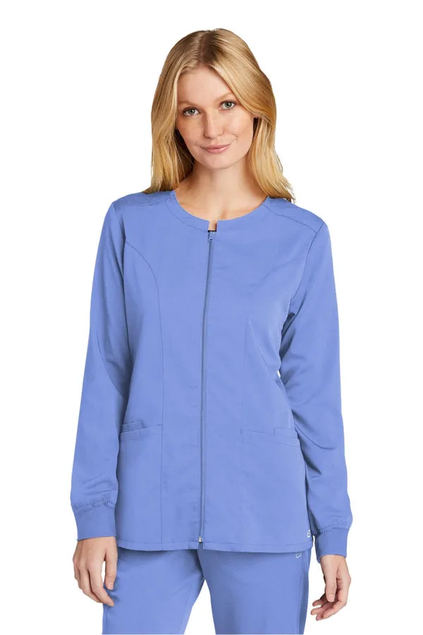 WonderWink WW4088: Women's Premiere Flex Full-Zip Scrub Jacket